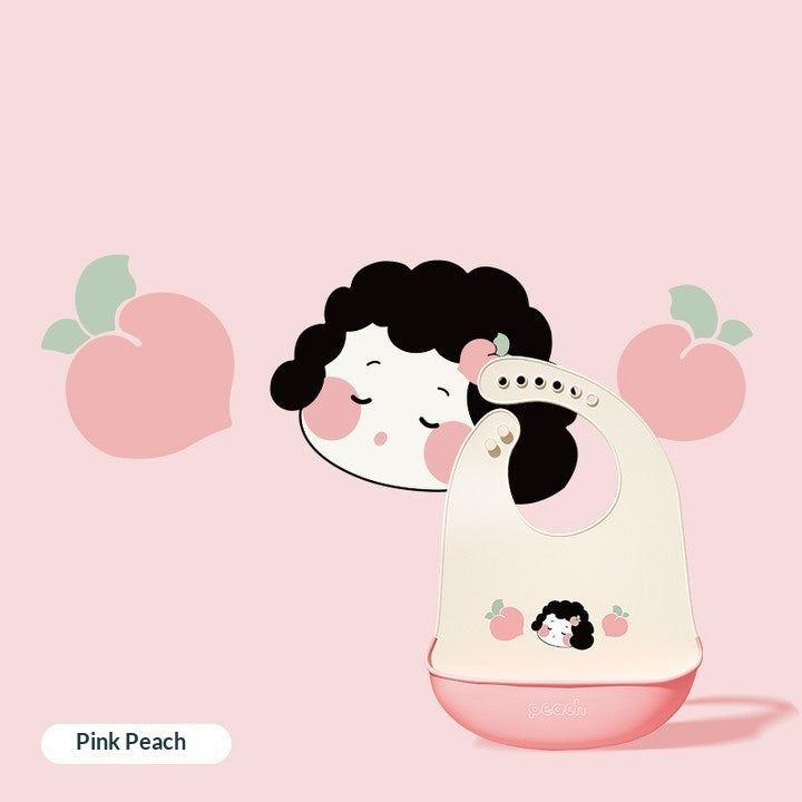 Waterproof Silicone Baby Bib – Food Grade & Easy Clean