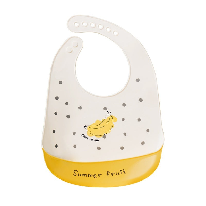 Waterproof Silicone Baby Bib – Food Grade & Easy Clean