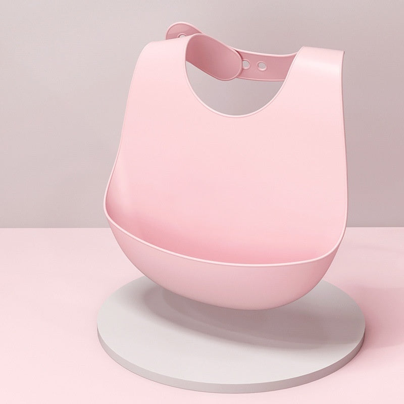 Waterproof Silicone Baby Bib – Food Grade & Easy Clean
