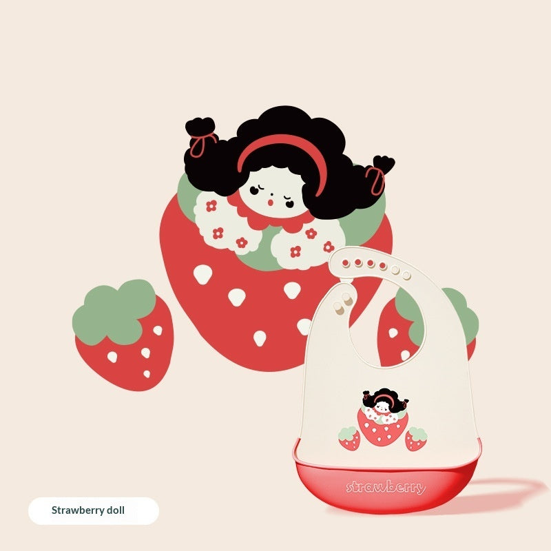 Waterproof Silicone Baby Bib – Food Grade & Easy Clean