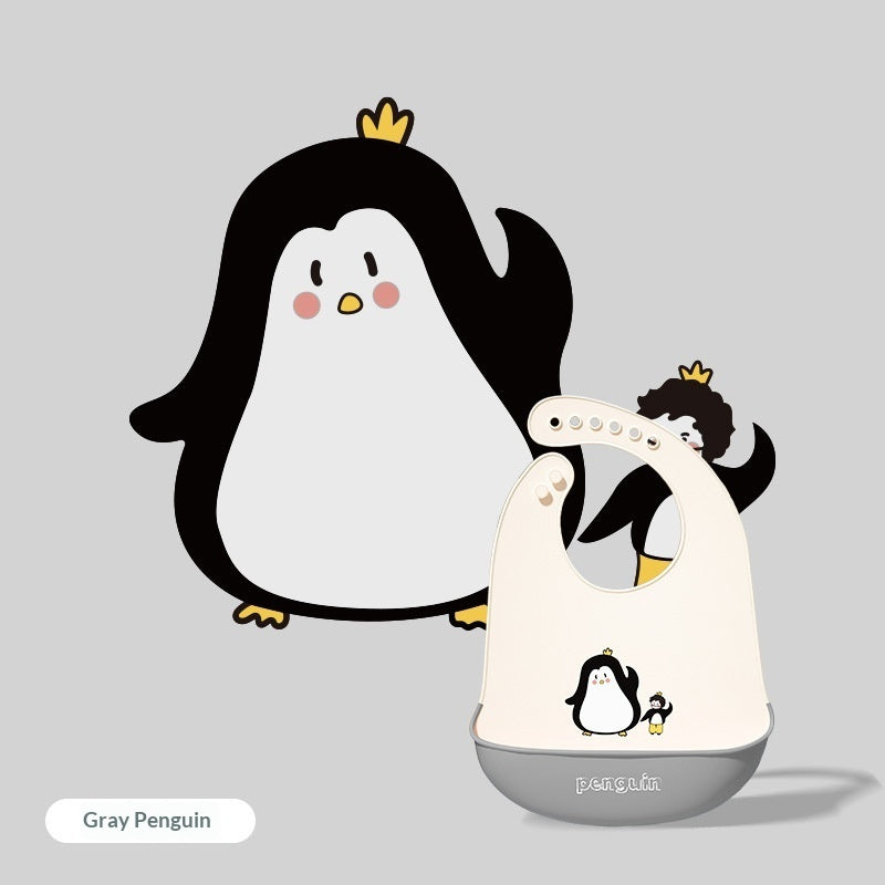 Waterproof Silicone Baby Bib – Food Grade & Easy Clean