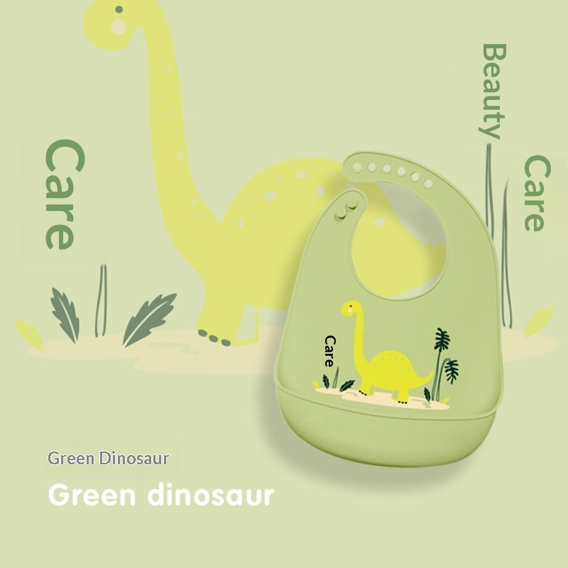 Waterproof Silicone Baby Bib – Food Grade & Easy Clean