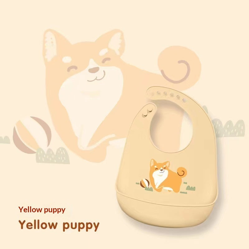 Waterproof Silicone Baby Bib – Food Grade & Easy Clean